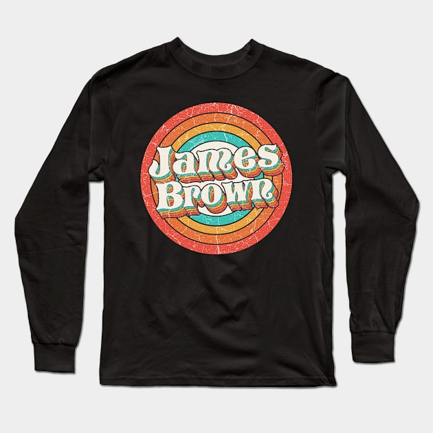 James Proud Name - Vintage Grunge Style Long Sleeve T-Shirt by Intercrossed Animal 